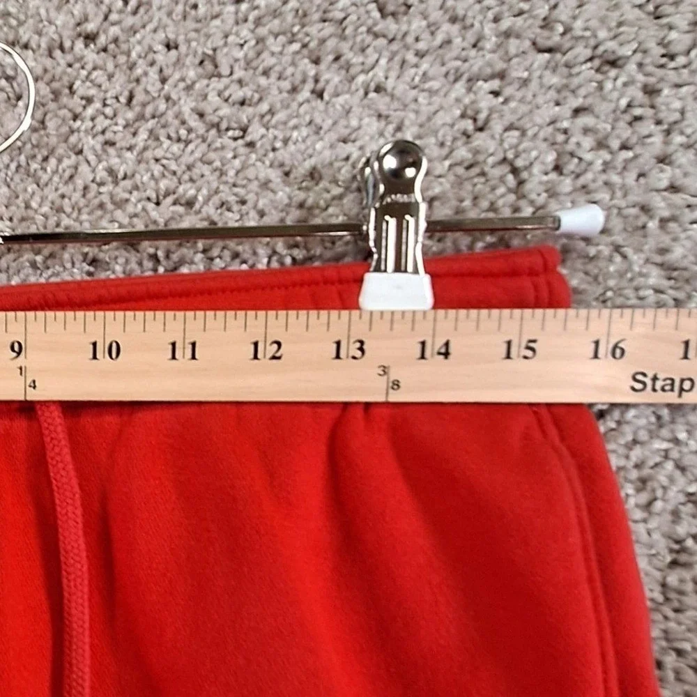 Hollister‎ Sweat Shorts Mens S (Fits W31) Red Logo Fleece Athletic Loungewear